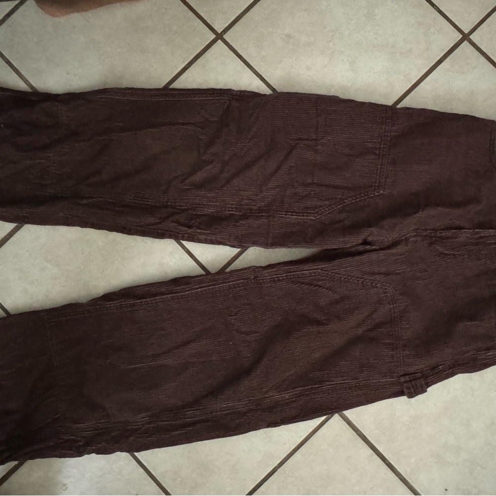 No Boundaries Men's Corduroy Pants - Dark Brown